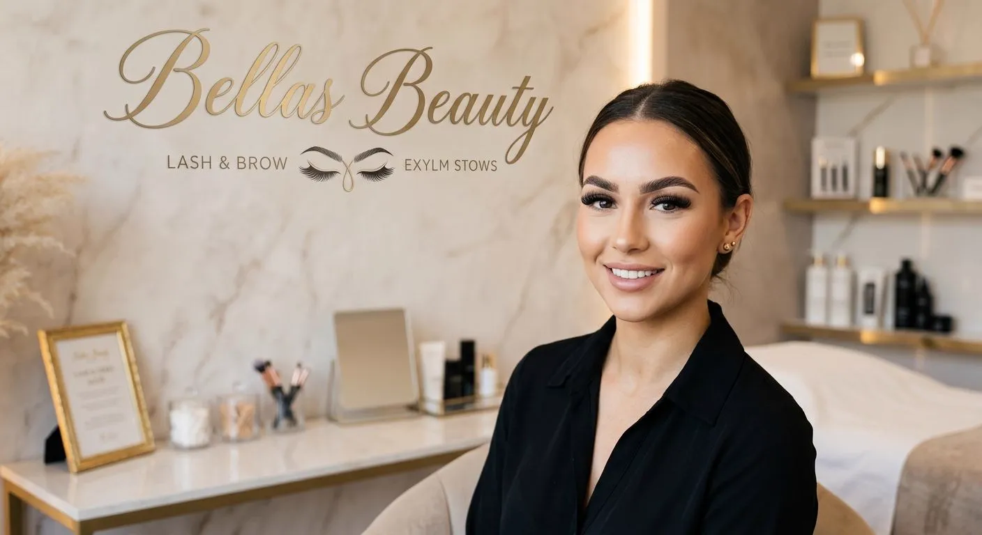 Extensiones de pestañas y diseño de cejas en Bellas Beauty, Oslo